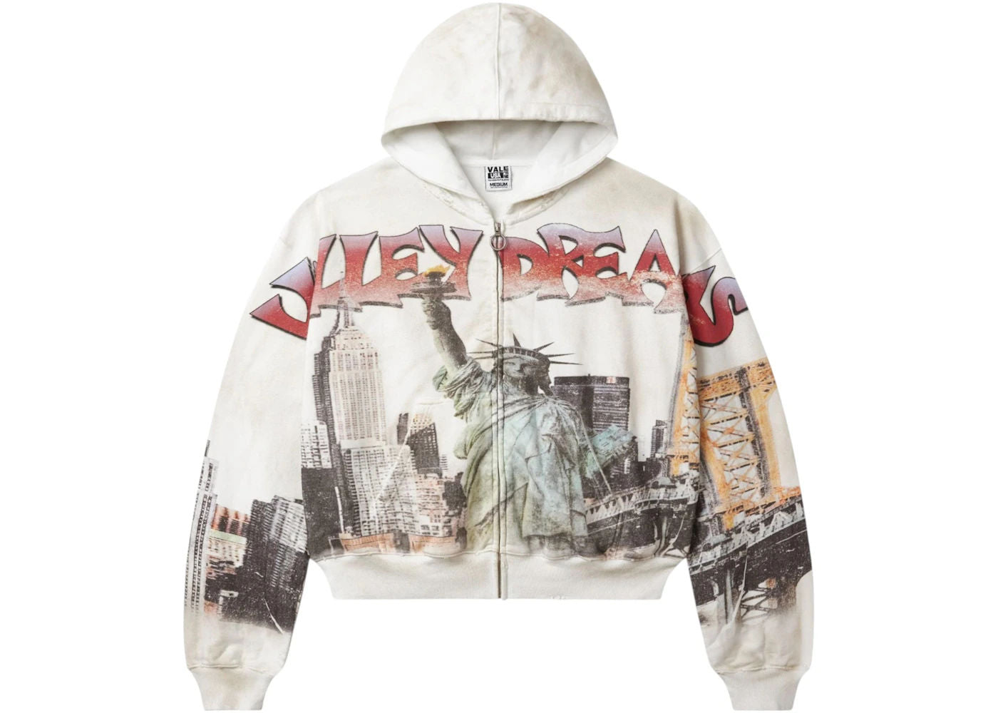 Vale Forever NYC Zip Up Hoodie White