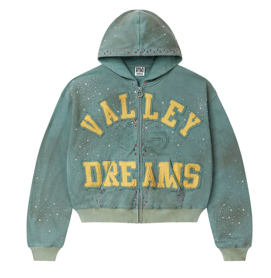 Vale Forever Bank Zip Up 'Dark Mint' - Like New